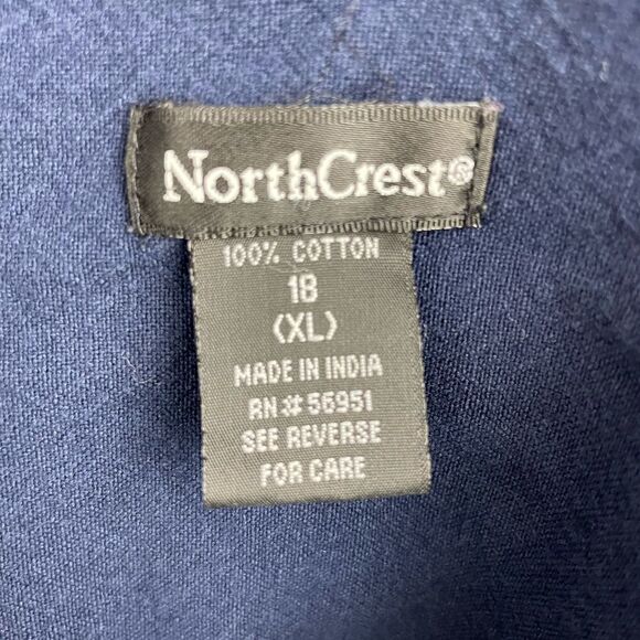 Northcrest Blue Plaid Full Zip Jacket Size XL EUC - Picture 7 of 7